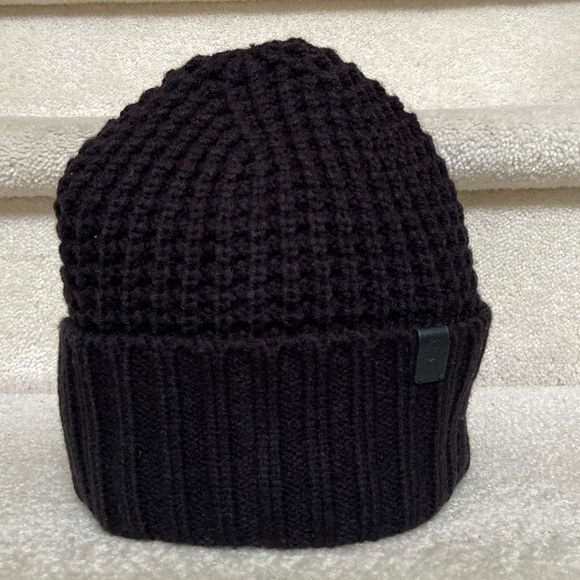 new allsaints thermal wool blend beanie / hat / cap / toque - Picture 2 of 6